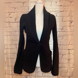James Perse knit blazer fitted size 1- XS